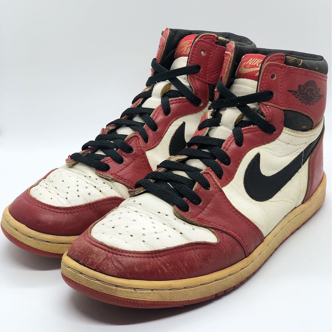 1985 Nike Air Jordan 1 Original Chicago Vintage, Men's Fashion ...