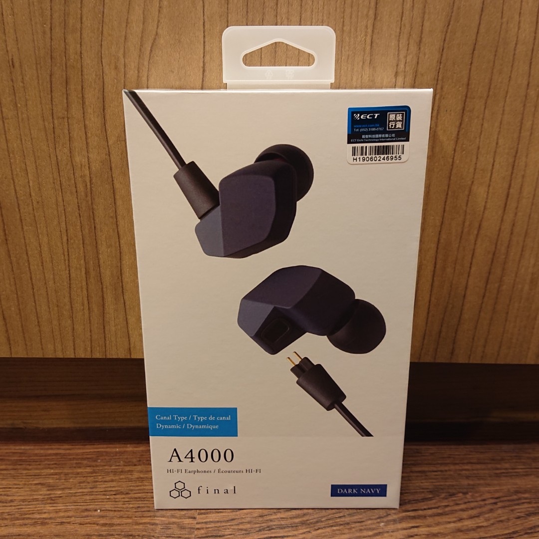 Final a4000 DARK NAVY Yongse バランスケーブル final イヤホン カナル型 リケーブル 2Pin対応 A4000 : コジマ