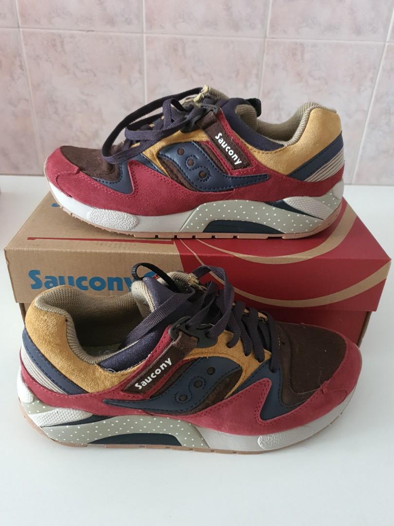 Red outlet saucony shoes