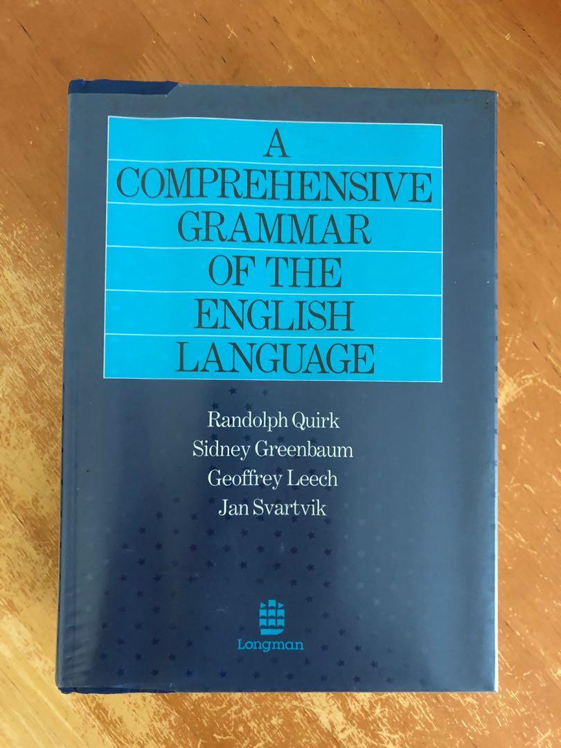 A Comprehensive Grammar Of The English Language 