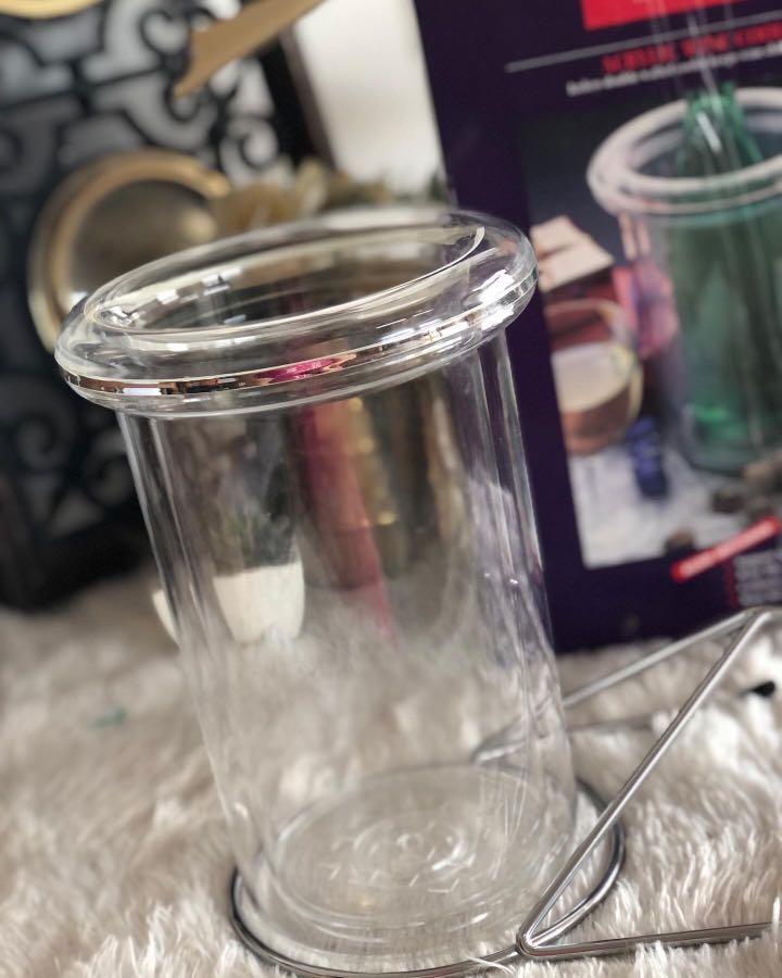 Acrylic wine cooler, Furniture & Home Living, Kitchenware & Tableware
