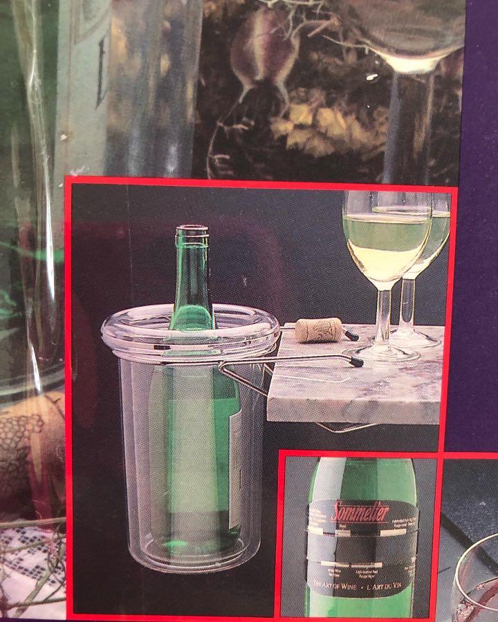 Acrylic wine cooler, Furniture & Home Living, Kitchenware & Tableware