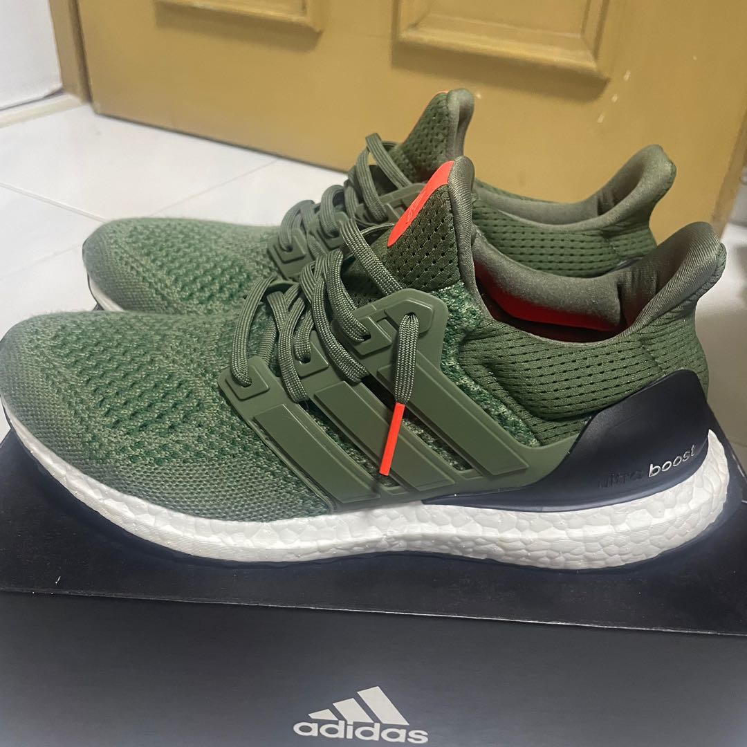 Adidas Ultra Boost 1.0 Olive Green Men's Fashion, Footwear, Sneakers on Carousell