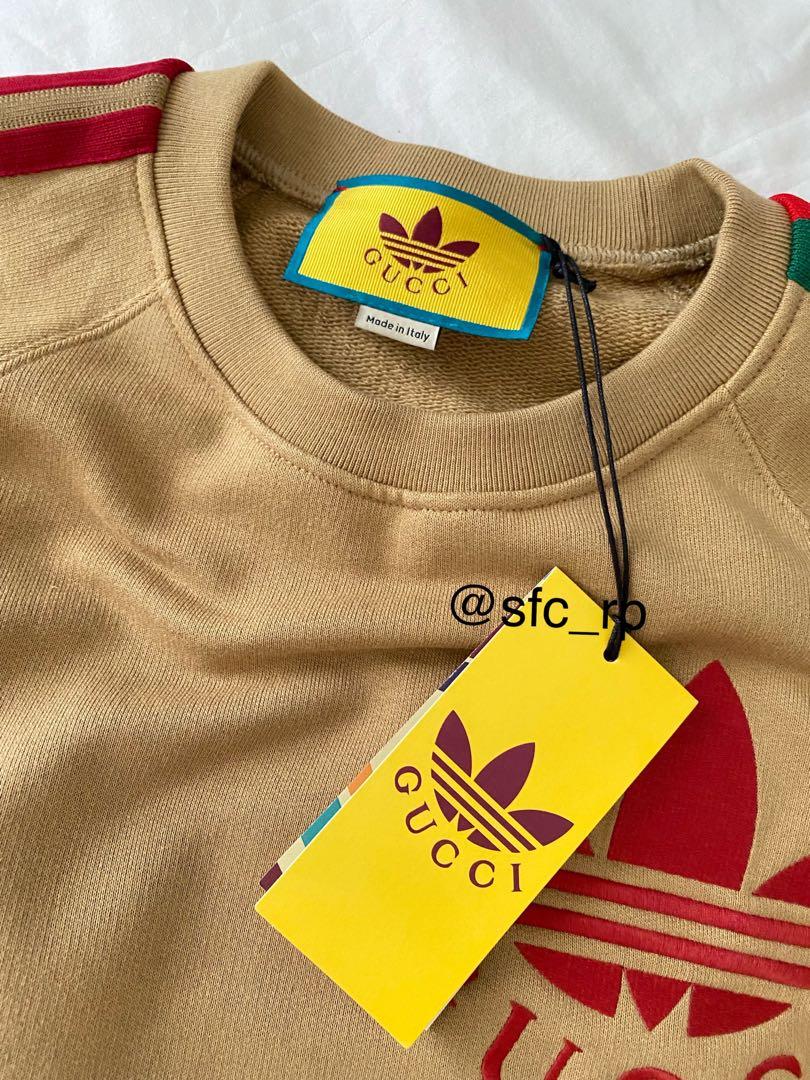 Adidas x Gucci sweatshirt sweater Women s Fashion Tops Other