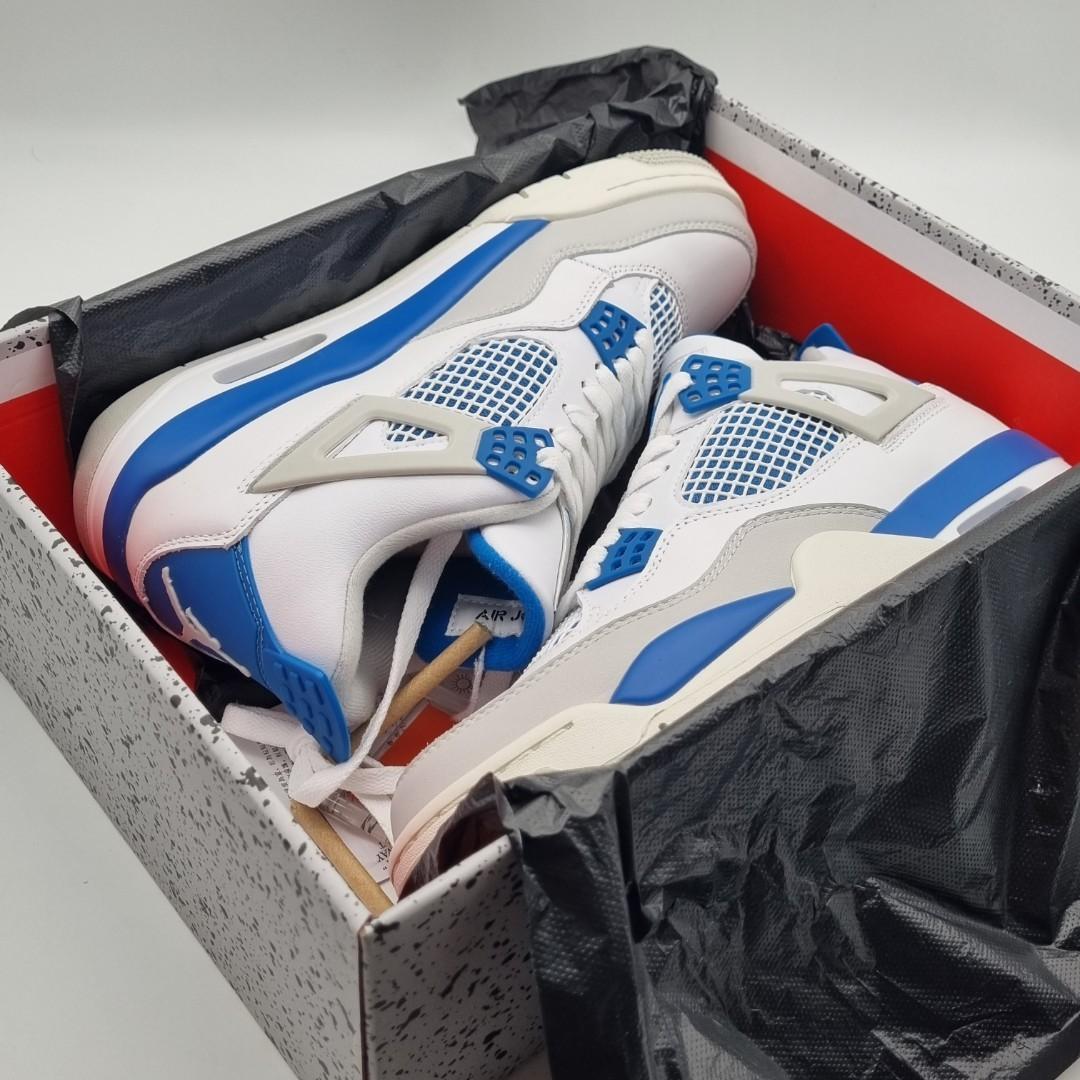 Nike air jordan 4 military blue on sale