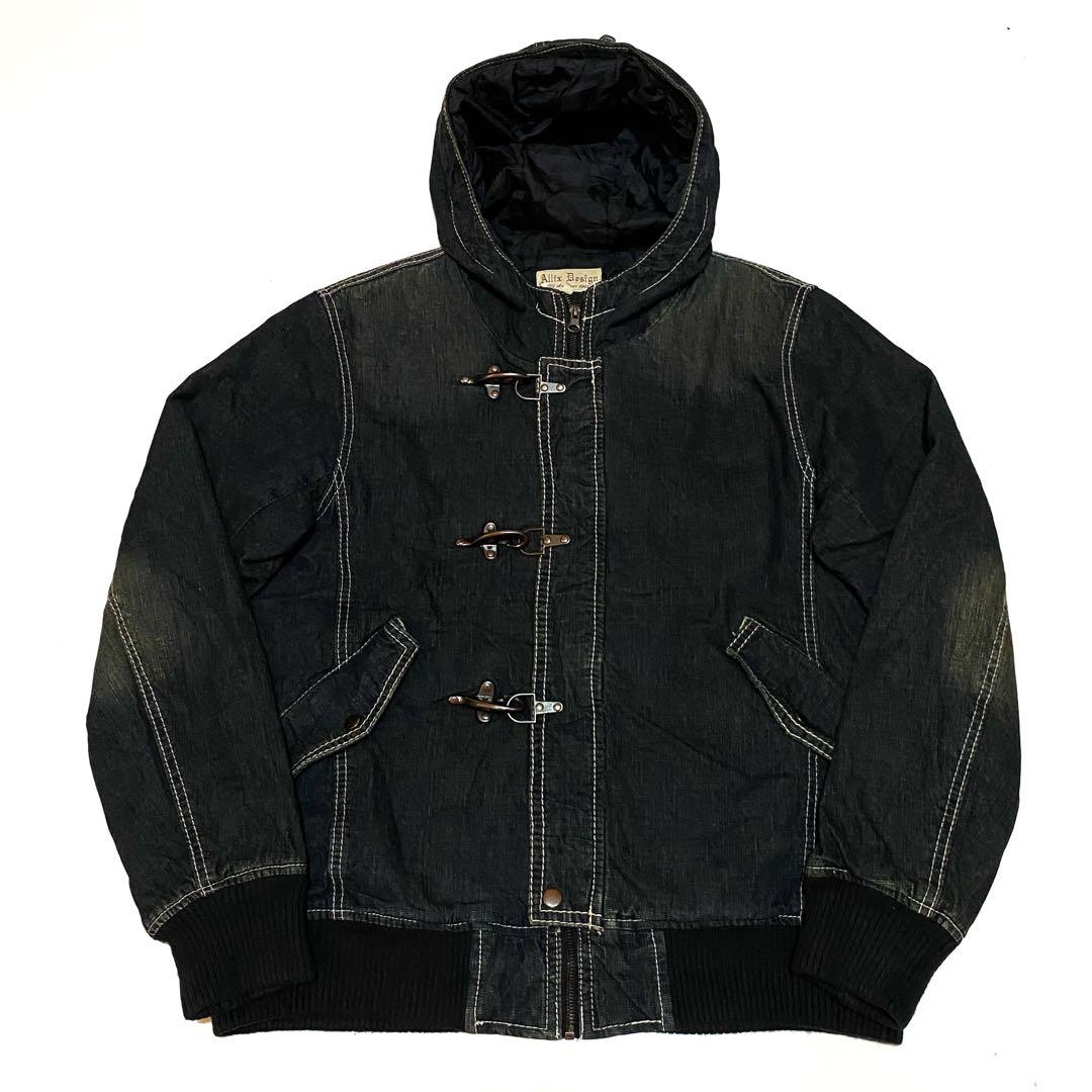 Allix Design Denim Jacket, Fesyen Pria 