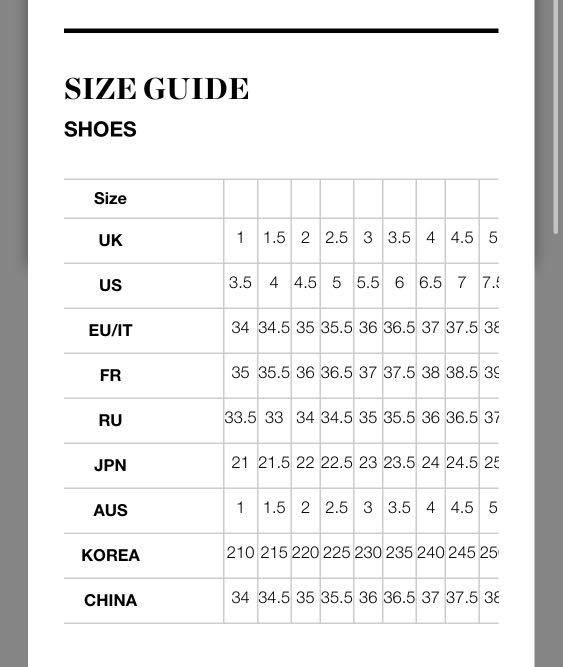 Ann demeulemeester boots top sizing
