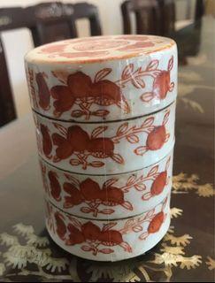 Antique Porcelain container