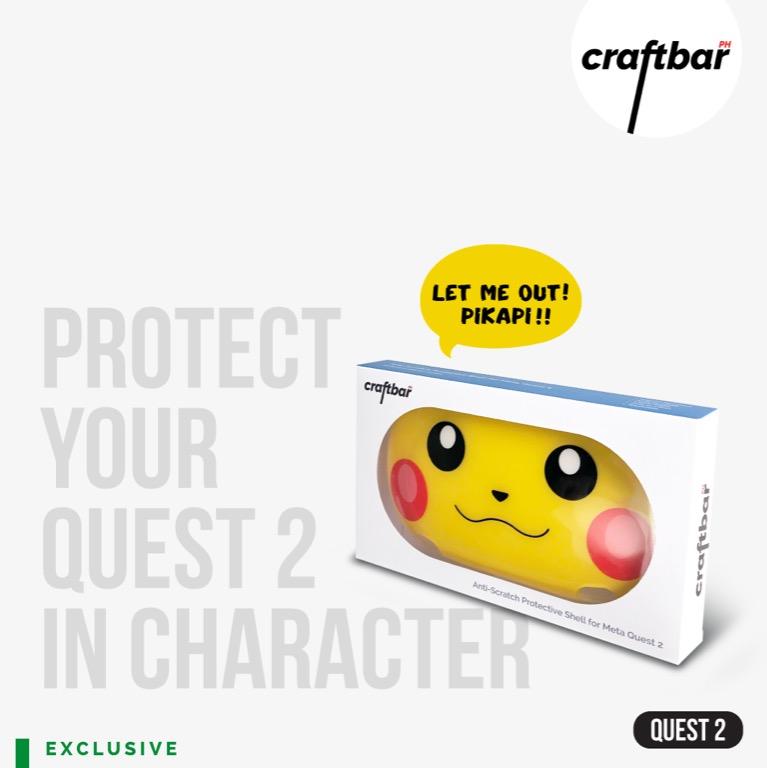Anti-Scratch Character Plates for Oculus / Meta Quest 2 by craftbarPH (Category: Virtual Reality) located in Bulacan. Submitted by craftbarph (Listing ID 1165680402, Image 2). Description: Gear up for your fun VR adventure with our premium-quality Anti-Scratch Character Protective Plates for Quest 2! These semi-flexible, tough and durable shells safeguards your headset against accidental damage. With precise craftsmanship, it's designed to be uno