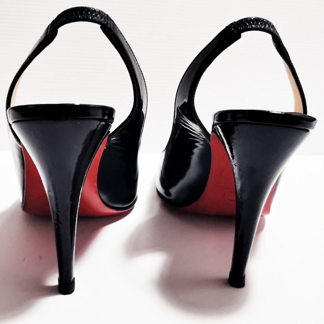 slingback red bottoms