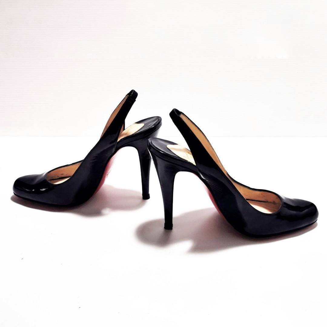 slingback red bottoms