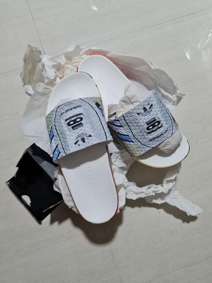 Authentic Raf Simons Adidas adiltte Slides Men s Fashion