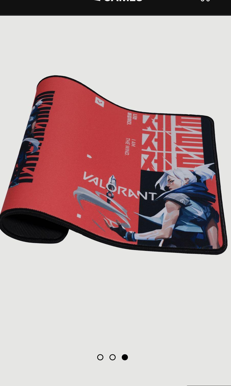 Authentic Riot Games Valorant Jett mousepad, Computers & Tech, Parts & Accessories, Mouse