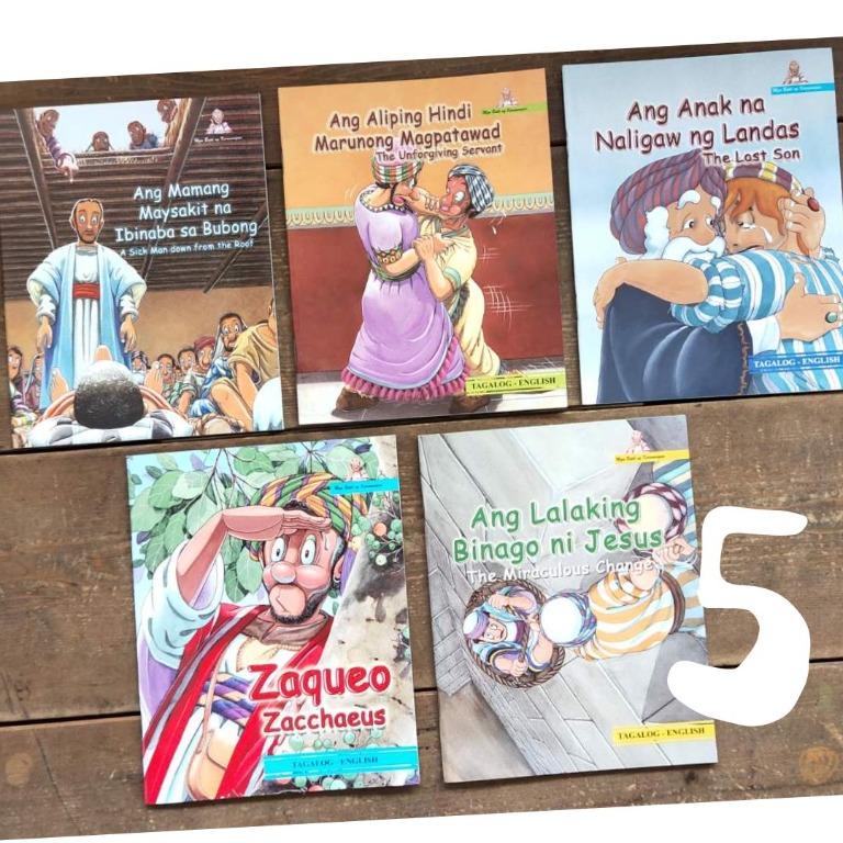 Bible Stories (Tagalog-English) - 5 books, Hobbies & Toys, Books &  Magazines, Children's Books on Carousell