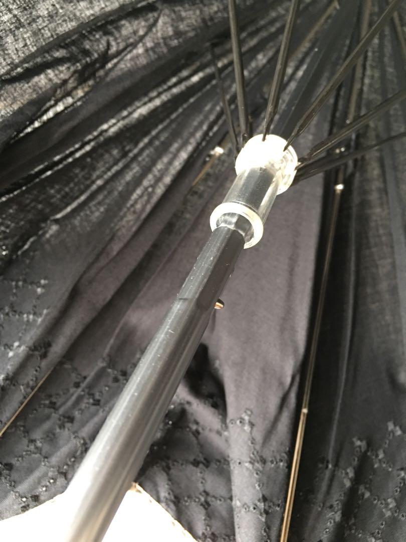 BURBERRY Umbrella Authentic Original (Category: Umbrellas) located in Santa Rosa. Submitted by brandieshoppe (Listing ID 1165780696, Image 2). Description: ✅ Burberry Medium Umbrella Cloth Material Color Black Guaranteed Authentic Original ❗ Product color may slightly vary due to photographic lighting sources or your monitor settings.