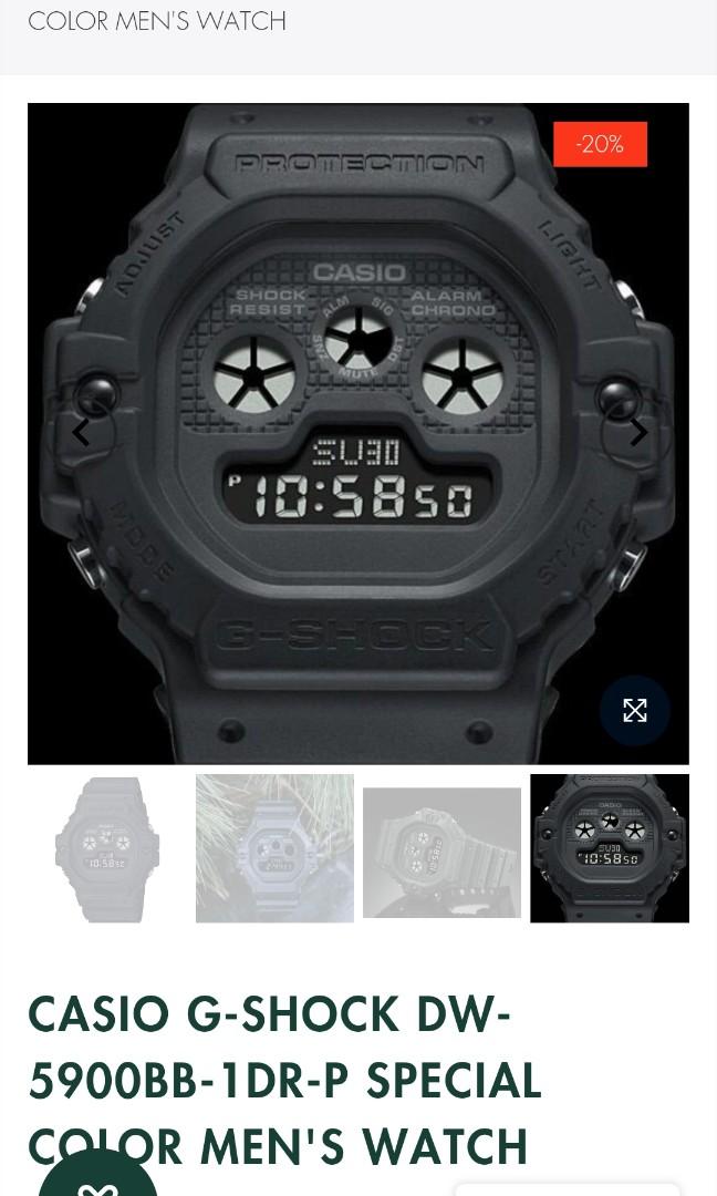 Casio Gshock DW 5900BB 1DR 3465