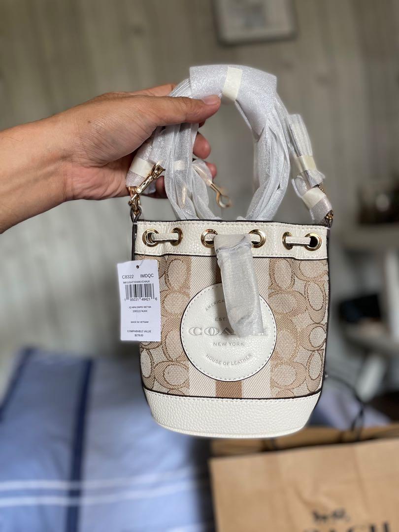 Coach Dempsey Mini Bucket, Women's Fashion, Bags & Wallets, Purses