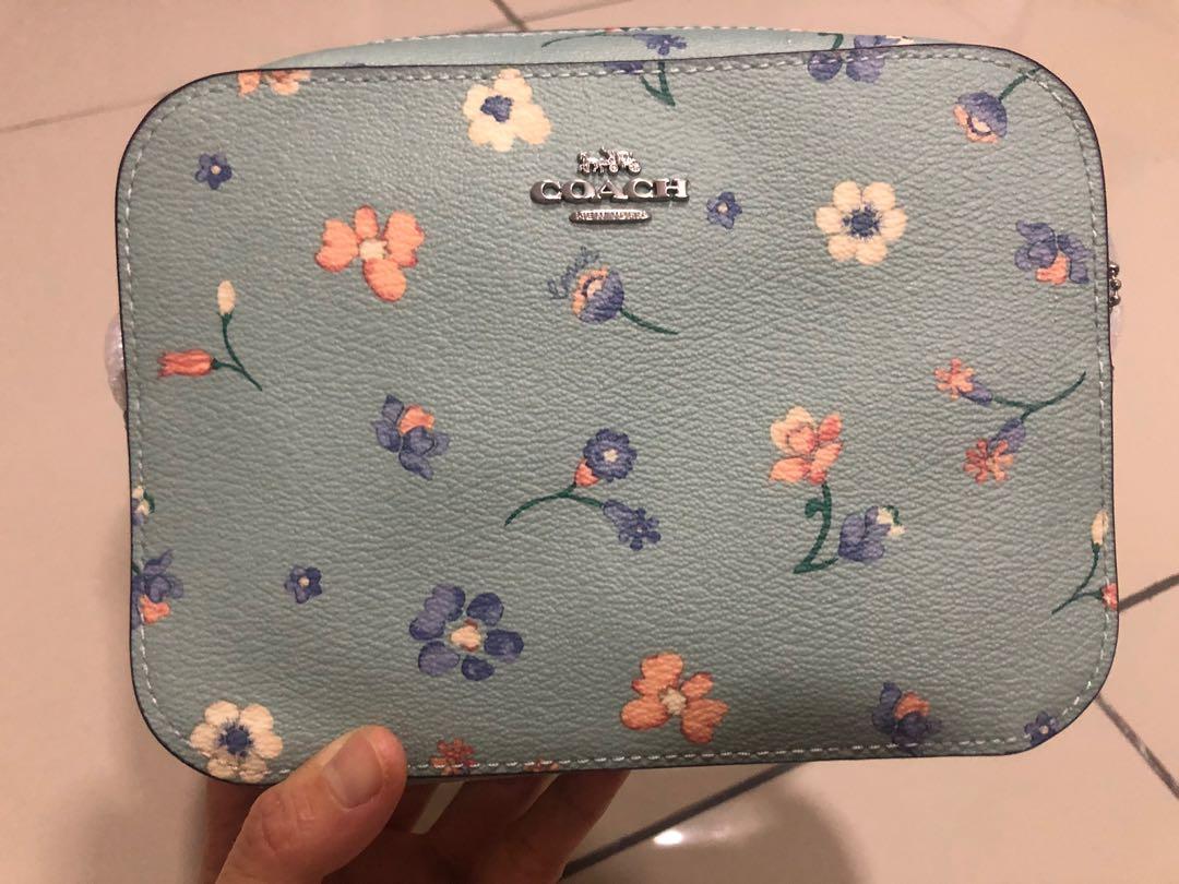 Coach floral on sale camera bag