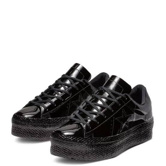 Converse Black One Star Patented 90s Leather Low top Women