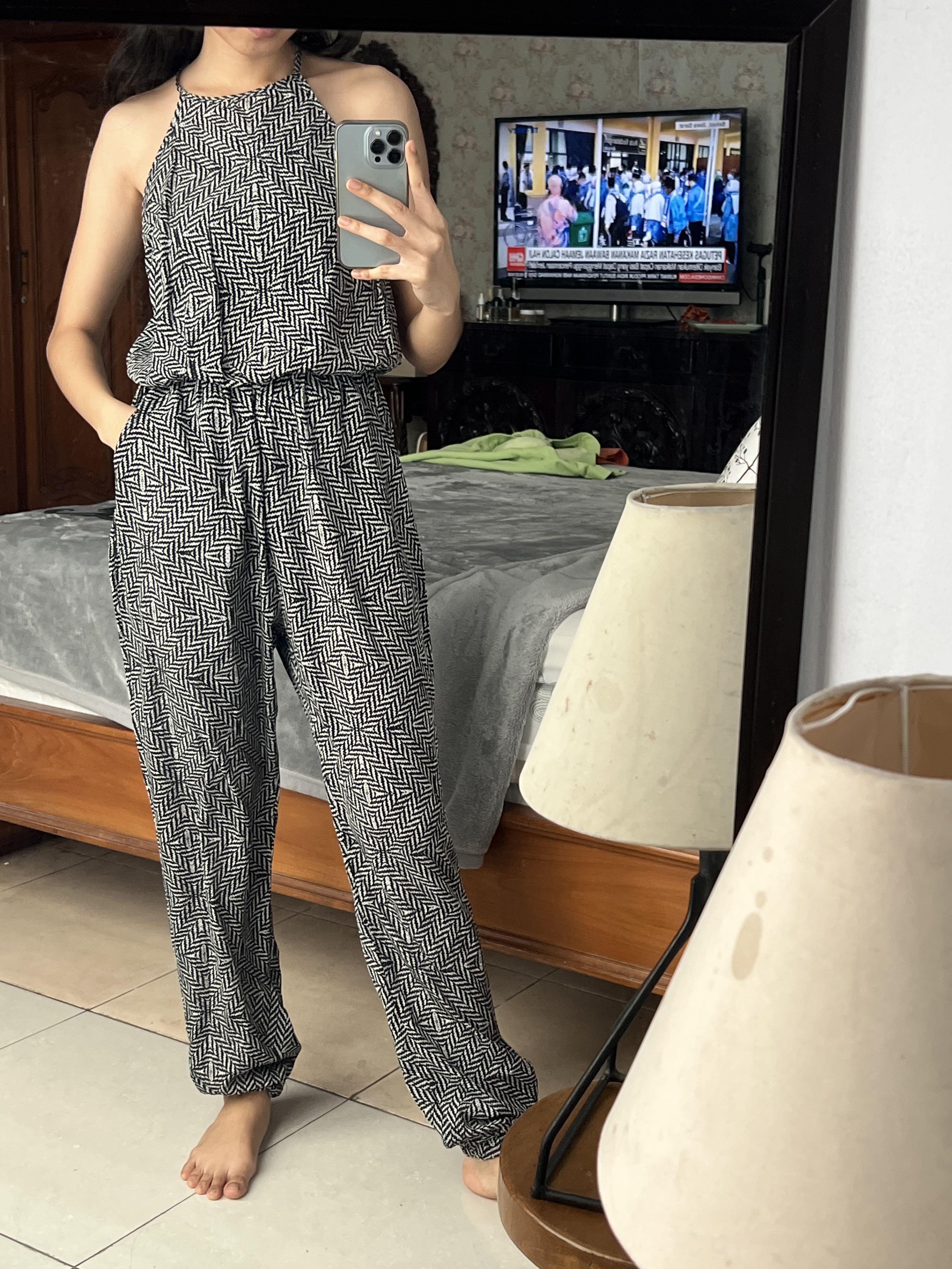 Cotton on Jumpsuit monochrome, Fesyen 