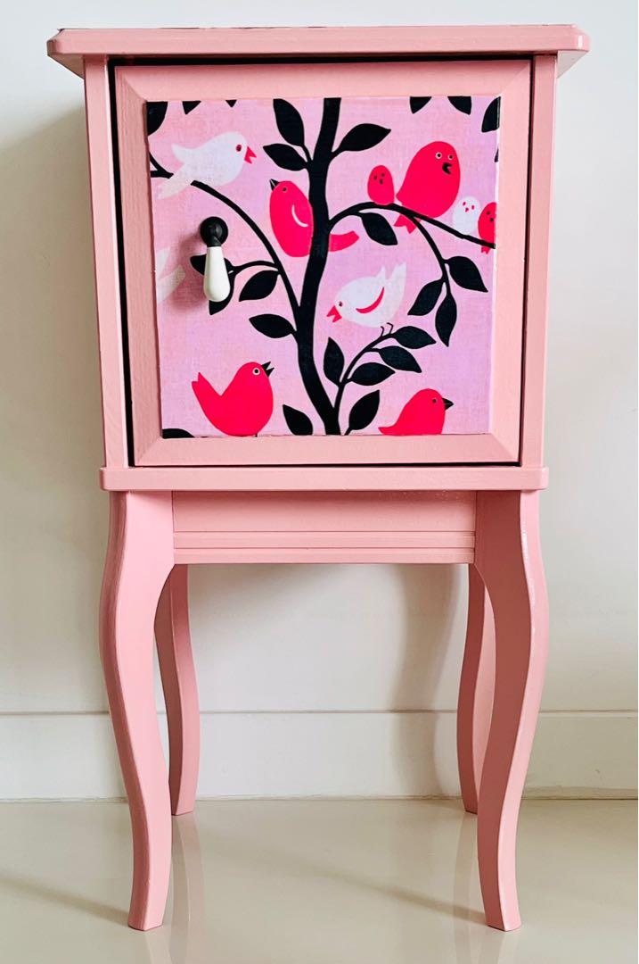 Cute small bedside table sale