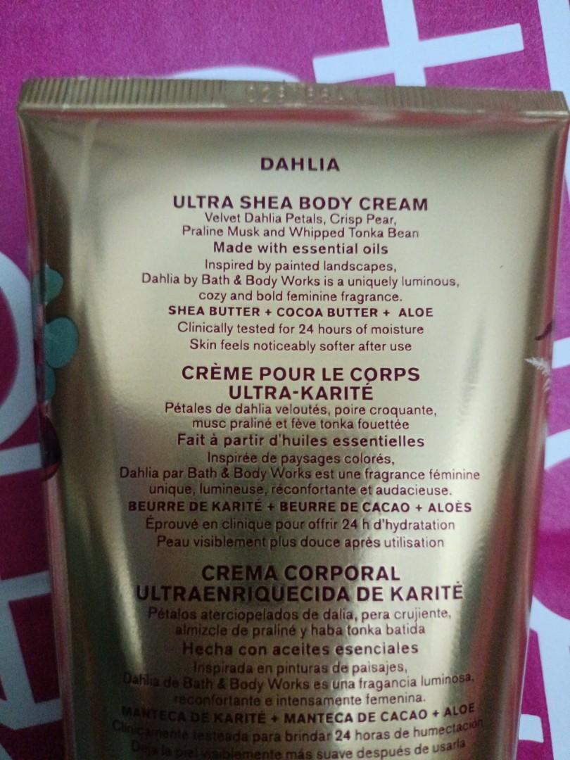 dahlia body cream, Beauty & Personal Care, Bath & Body, Body Care on