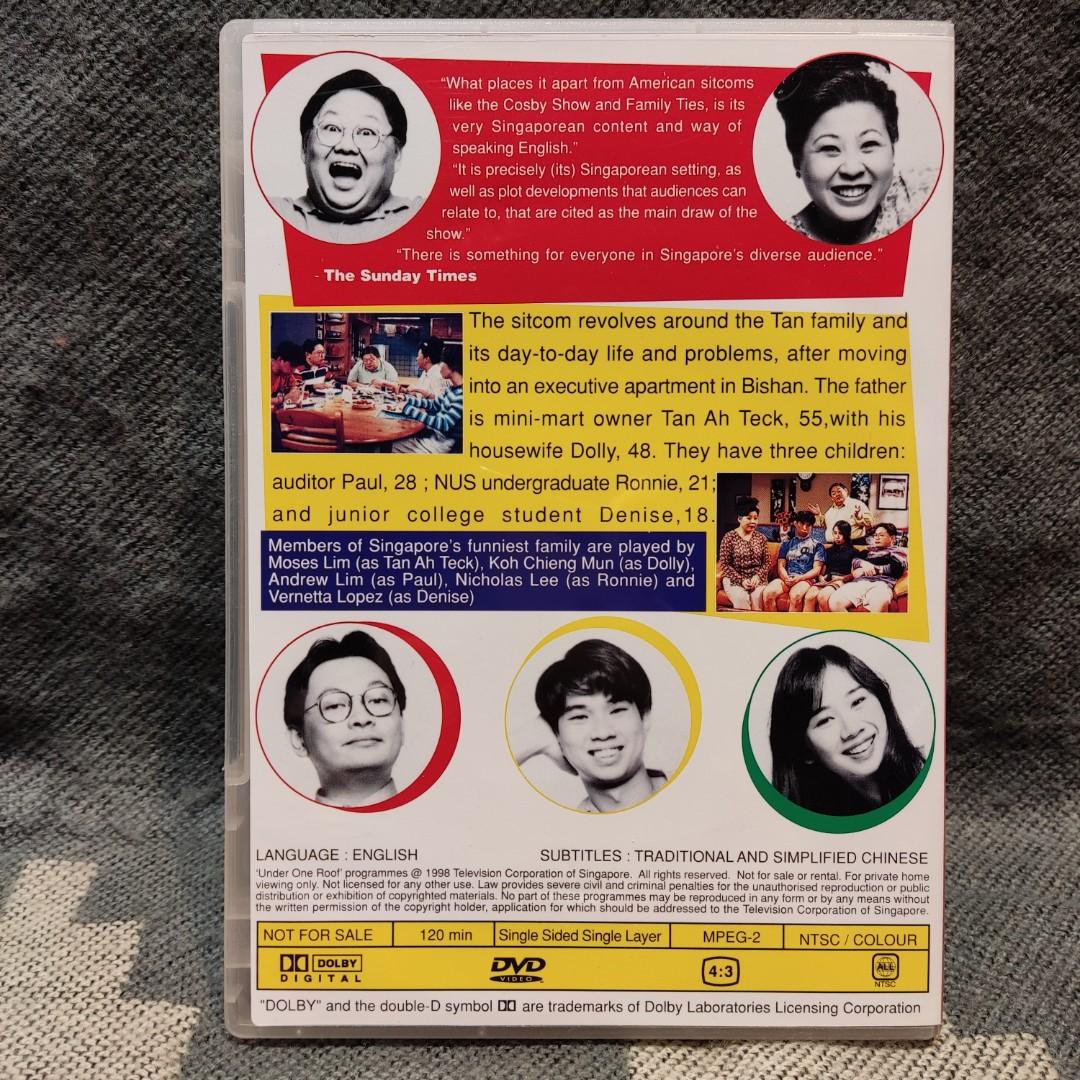 DVD. Singapore drama. Under One Roof. 5 episodes only., Hobbies & Toys