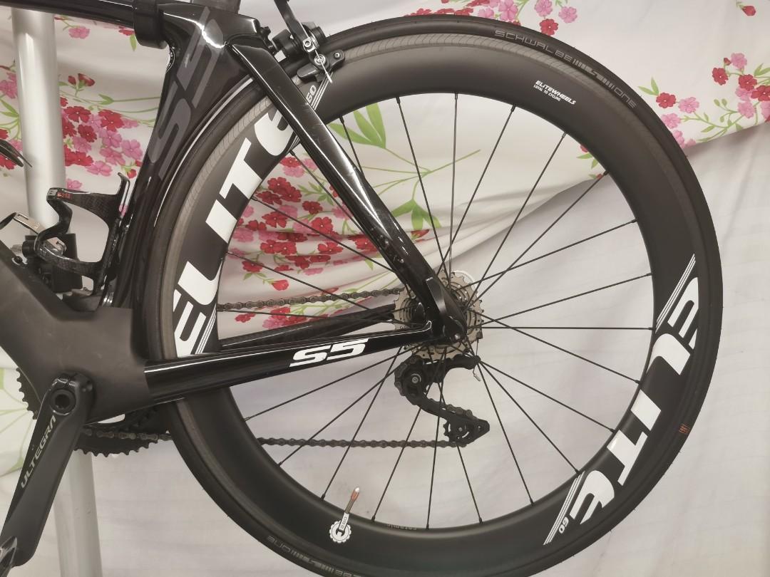 elite slr carbon road bike wheel