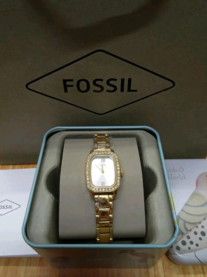 Fossil rectangular women's cheap watch