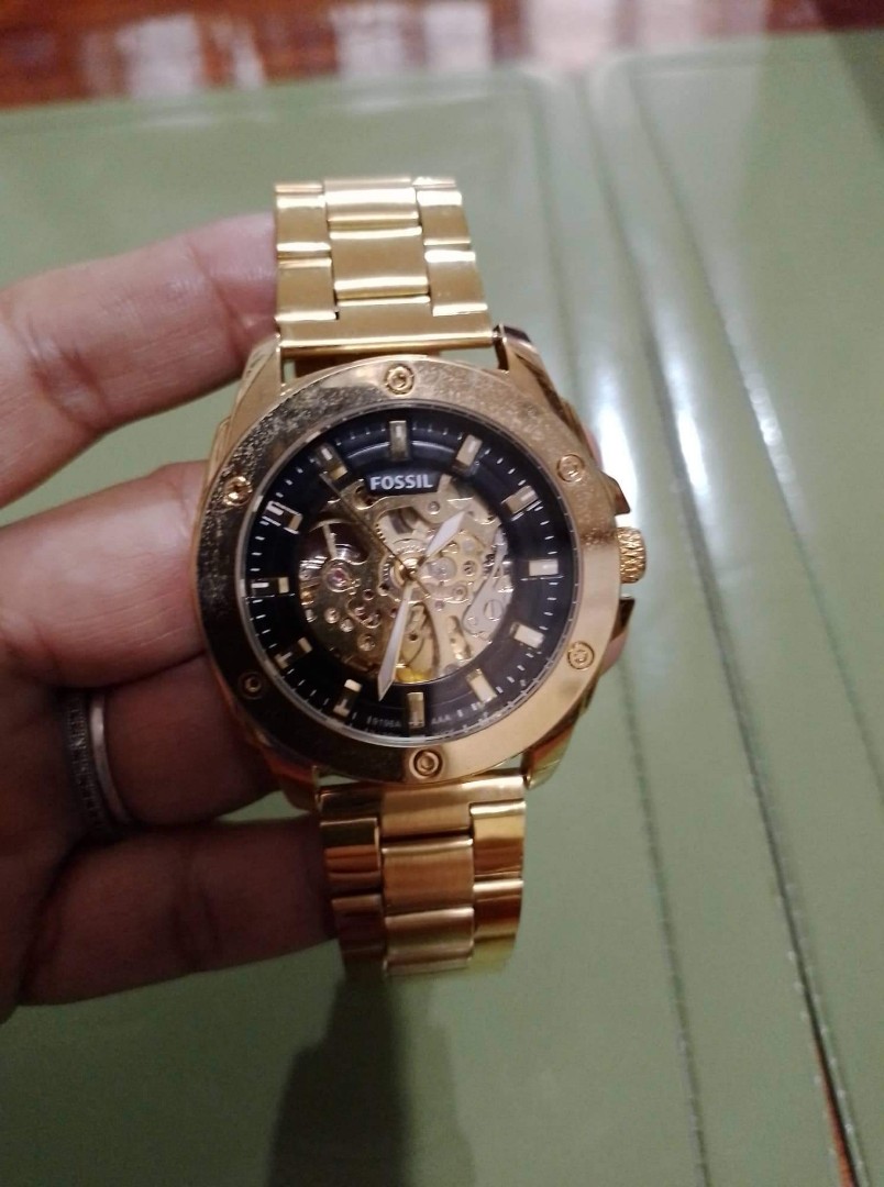 Fossil Watch Gold unisex, Women's 