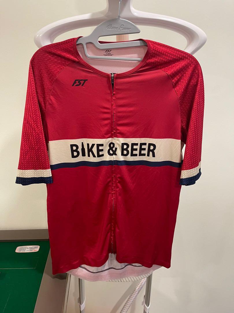 FST Bike Beer Custom Cycling Jersey Size L