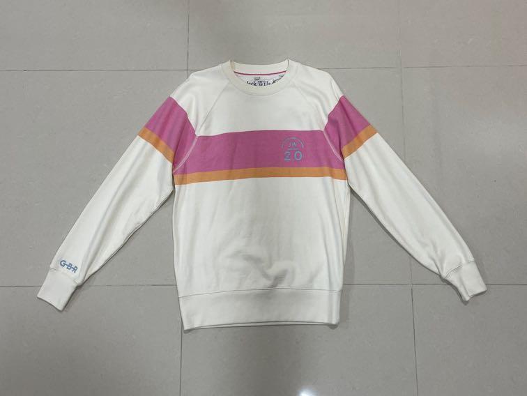 Jack Wills Sweatshirt White Men s Fashion Coats Jackets and