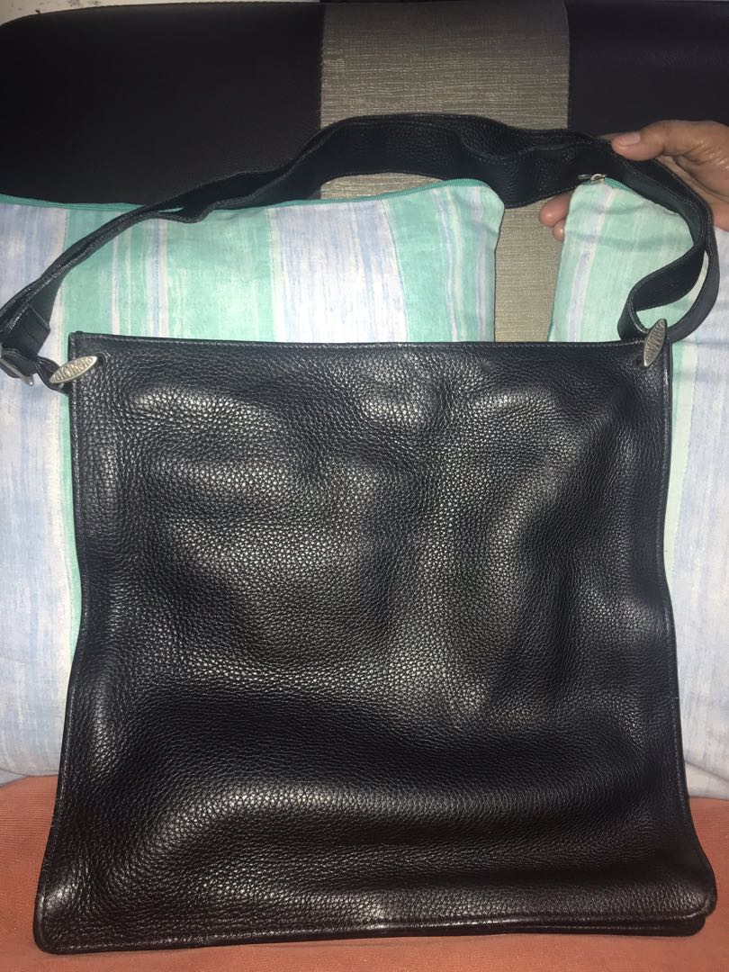 Giorgio Armani sling bag black, Luxury, Bags & Wallets on Carousell