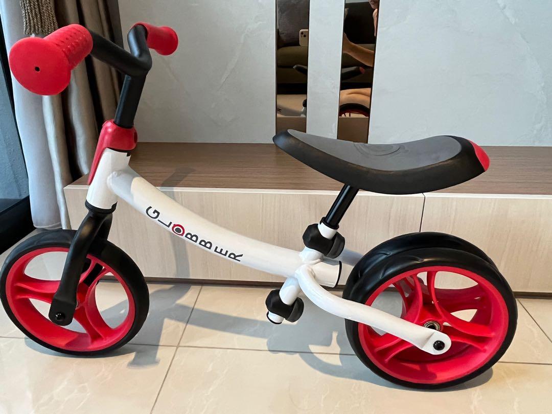 Globber Go Bike Duo Balance Bike (in White Red), Sports Equipment ...