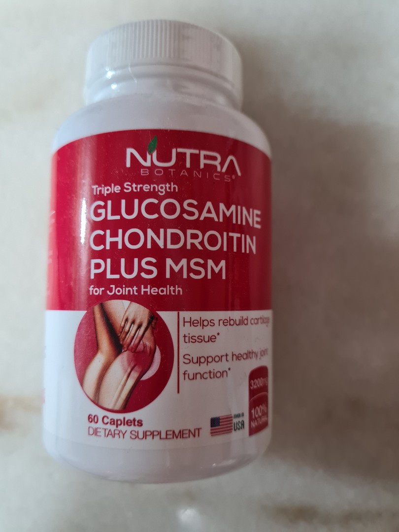 Glucosamine 1500mg, Chondroitin & MSM Knee Supplement, Health