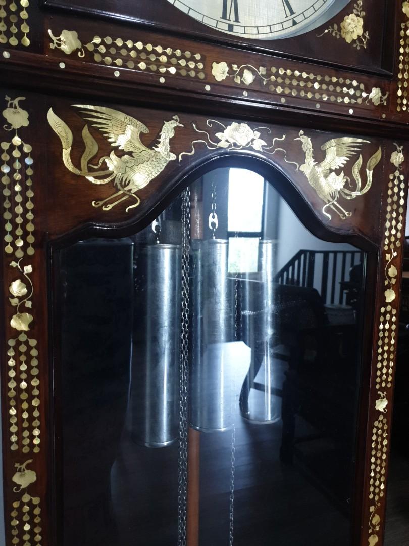 Moathe Grand father clock mother of pearls Germany Moathe, Furniture & Home ...