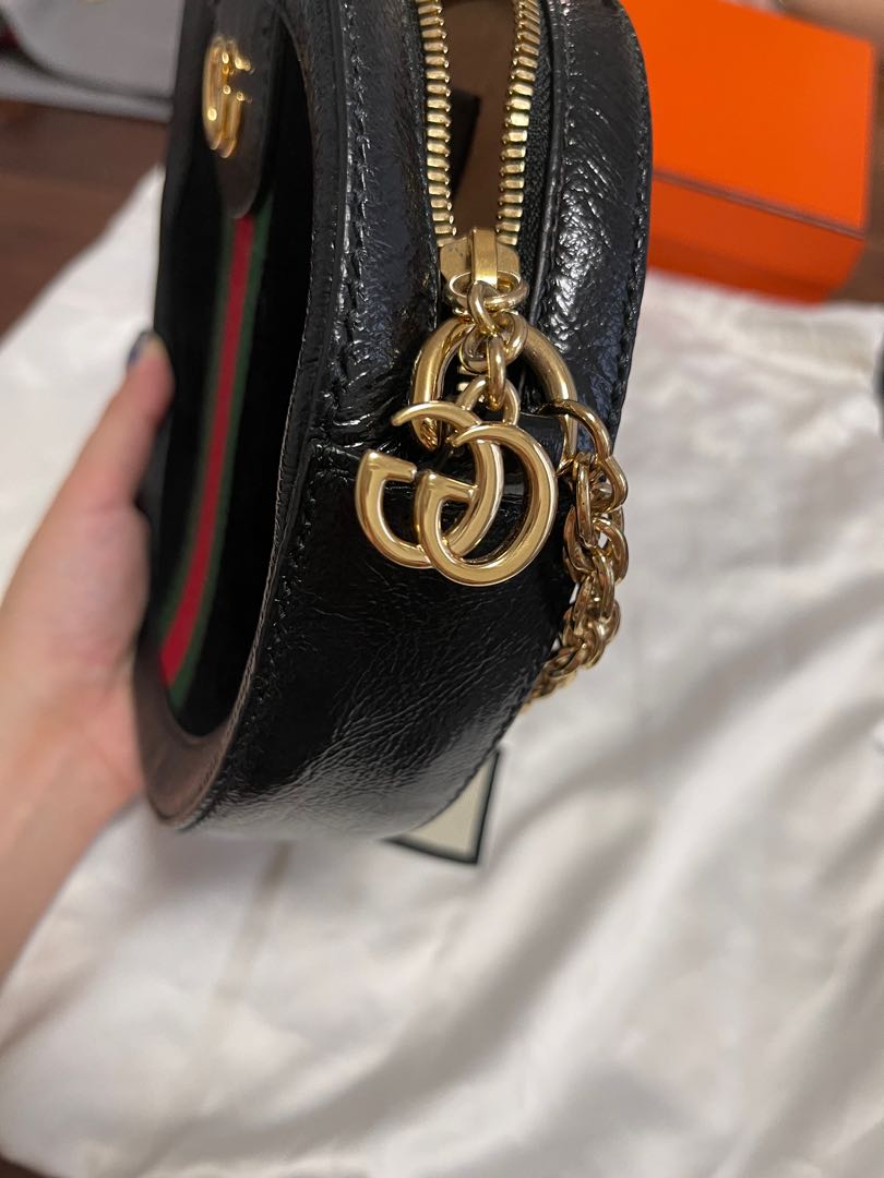Gucci Ophidia Mini GG round shoulder bag Women s Fashion Bags