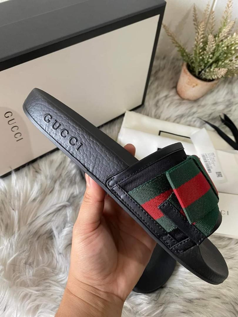 Gucci Bow Slides 35 36 37 Pre order Women s Fashion Footwear Flats Sandals on Carousell