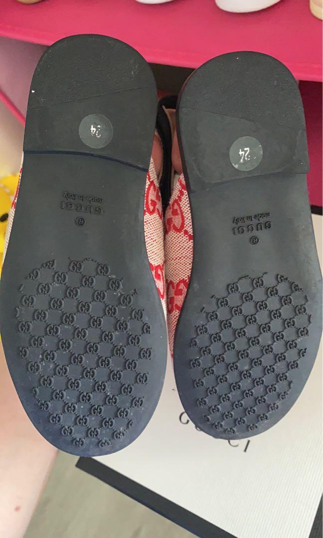 Gucci kids footwear size 24