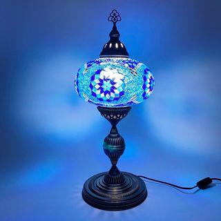 Handmade Turkish Mosaic Table Lamp Made in Turkiye