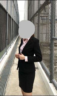 H&M blazer & skirt 