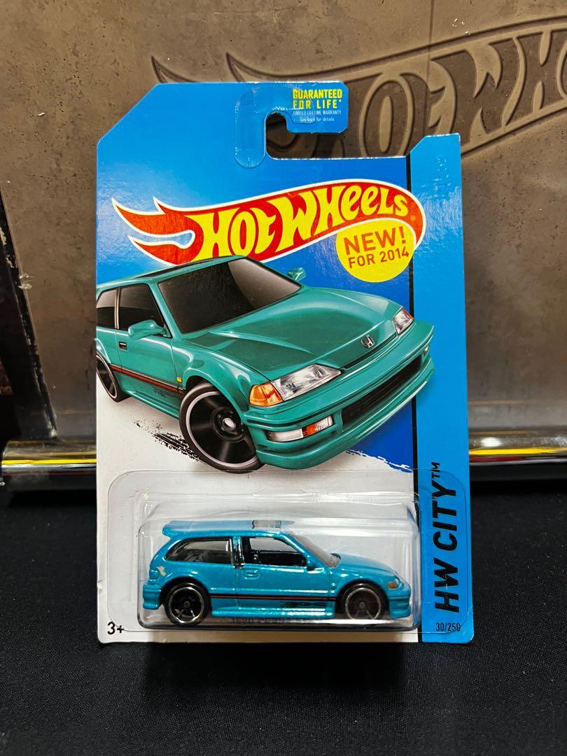 Hot Wheels 2014 Honda Civic EF Green Hobbies Toys Toys