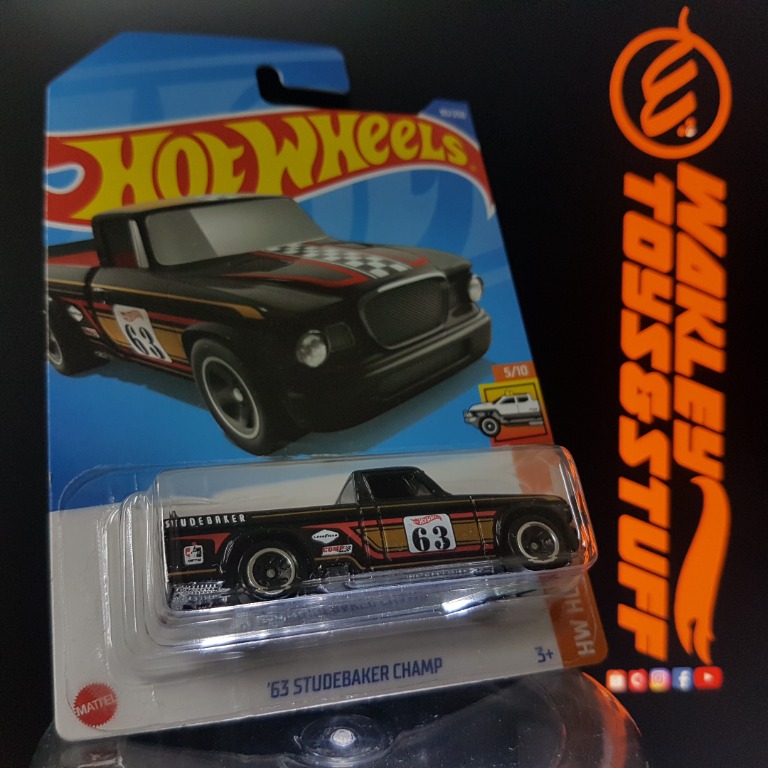 Hot Wheels HW HOT TRUCKS HURST GOODYEAR '63 STUDEBAKER CHAMP, Hobbies ...