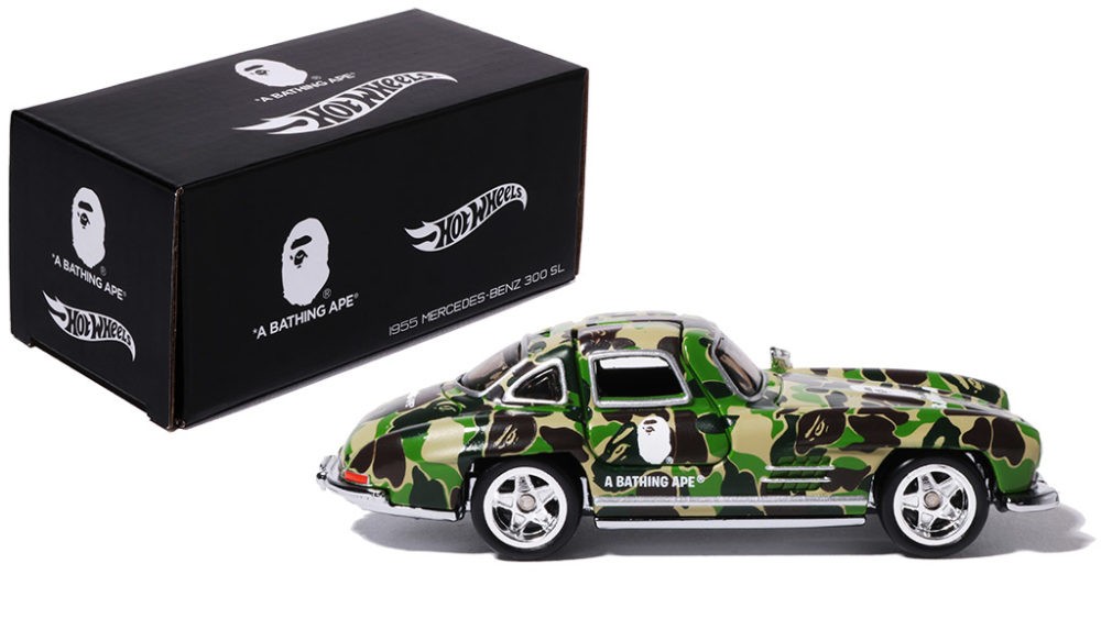 A BATHING APE x HOT WHEELS 55 MERCEDES - ミニカー