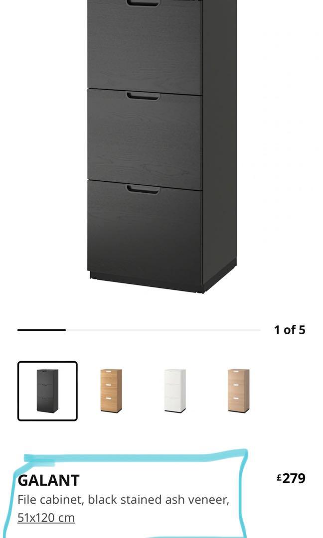 IKEA Galant Filing Furniture & Home Living, Furniture, Shelves