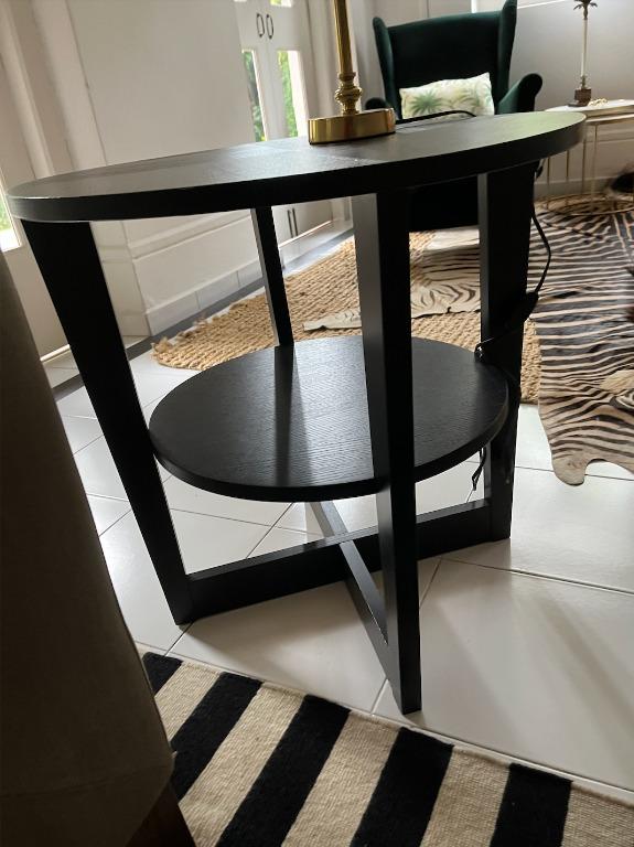 IKEA VEJMON Black Table, Furniture & Home Living, Furniture, Tables