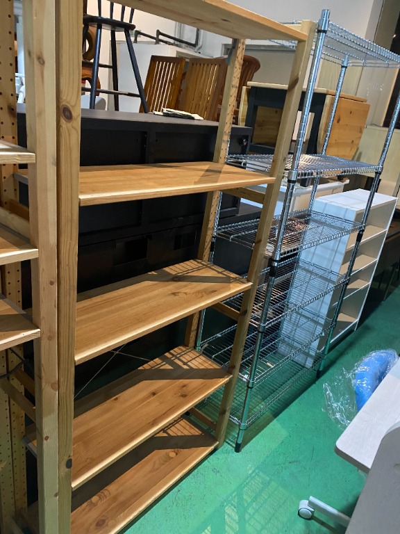 Ikea Wooden Storage Rack, Furniture & Home Living, Furniture, Shelves, & Racks on Carousell