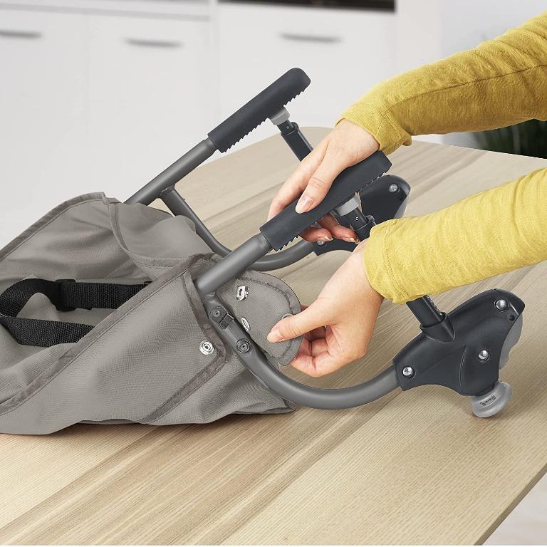 instock Chicco Caddy Portable HookOn Chair Nature Grey, Babies