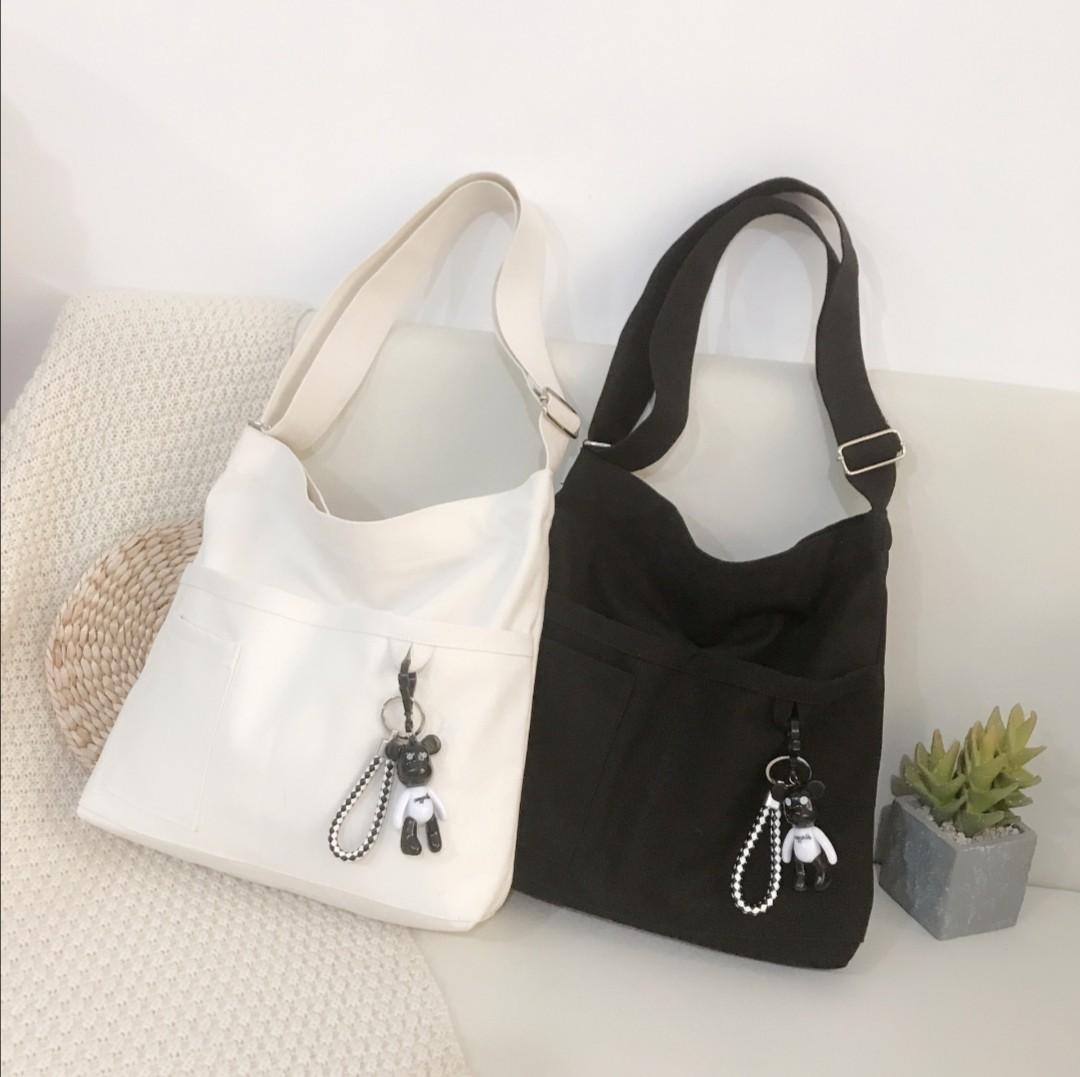 Plain black handbag online for school