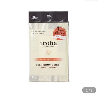 iroha INTIMATE SHEET 私密護理濕紙巾 10片裝64168404271107110